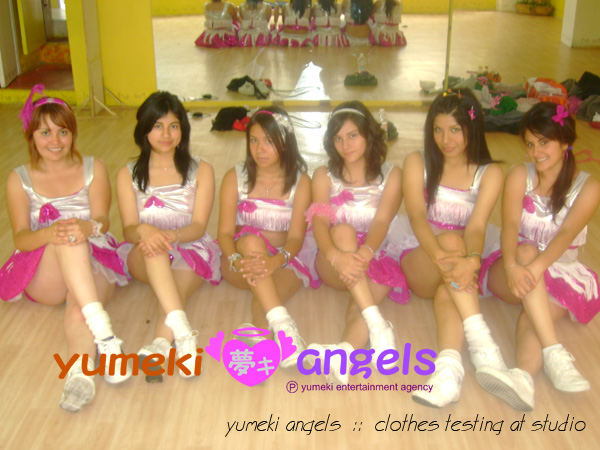 Yumeki Angels Clothes testing at studio