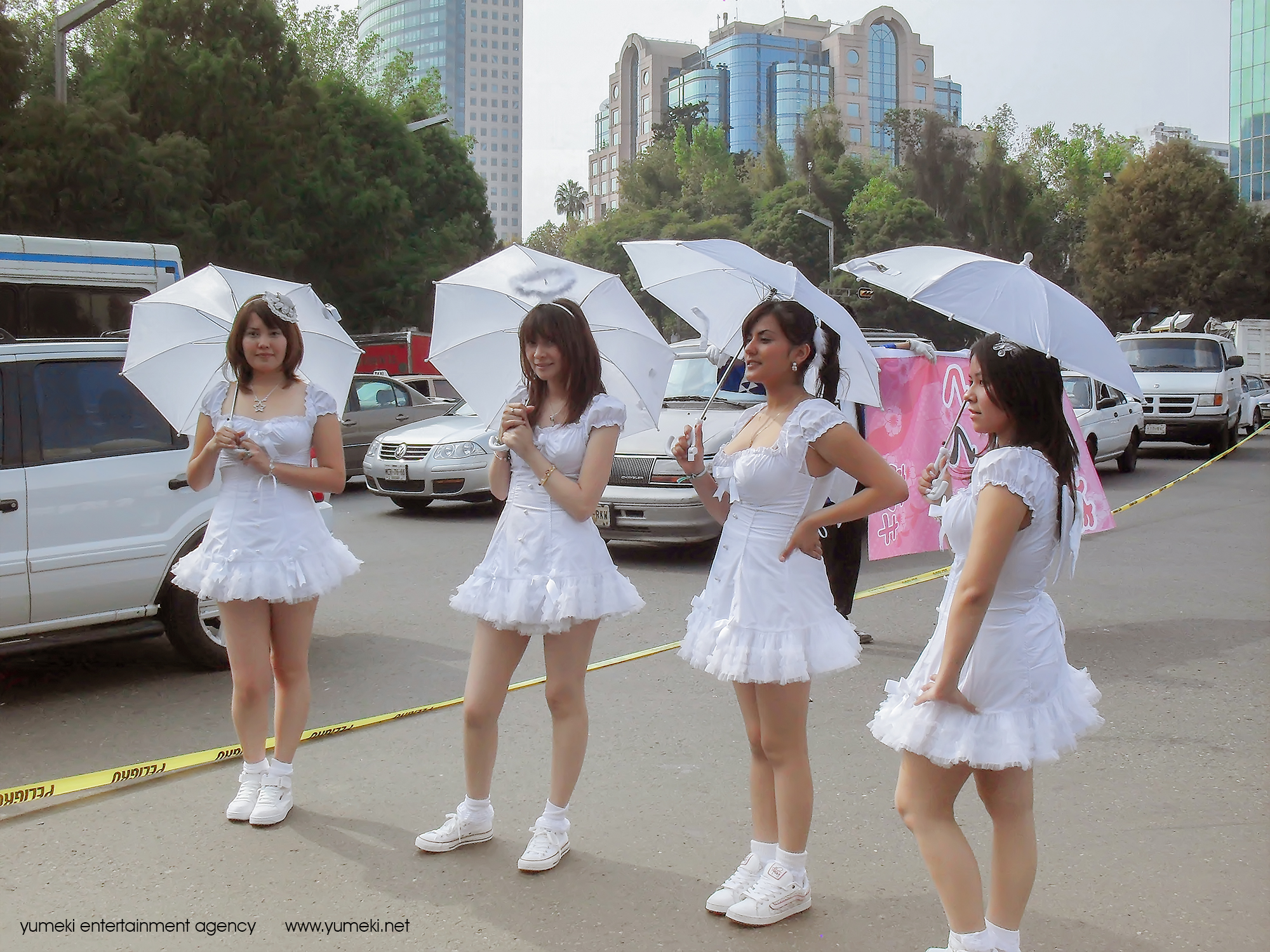 Yumeki Angels en Desfile 400 años mexico japon paseo de la reforma